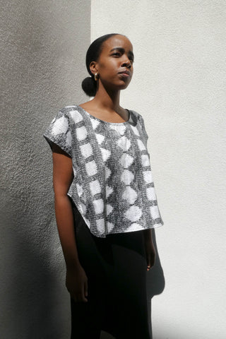 Knit Print Tee