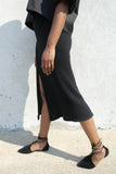 Drop Stitch Wrap Skirt