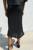 Drop Stitch Wrap Skirt