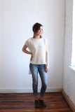Squared off Hybrid Tee