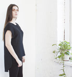 Black Hybrid Tee