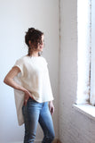 Squared off Hybrid Tee